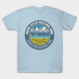 Grand Teton National Park in Japanese Vibes T-Shirt